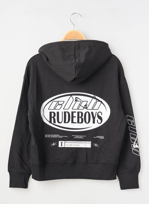 Sweat-shirt à capuche noir TIFFOSI garçon