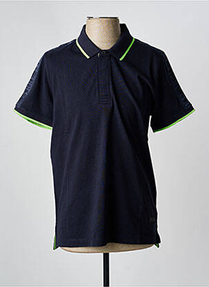 Polo coupe droite manches courtes bleu fonce FERRE homme