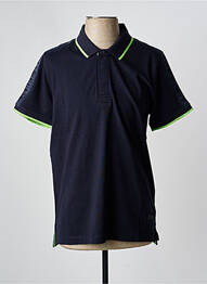 Polo coupe droite manches courtes bleu fonce FERRE homme