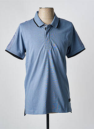 Polo coupe droite manches courtes bleu FERRE homme