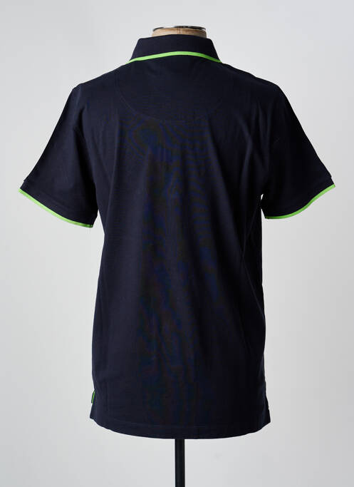 Polo coupe droite manches courtes bleu fonce FERRE homme