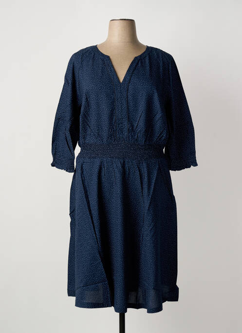Robe mi-longue bleu SHEEGO femme
