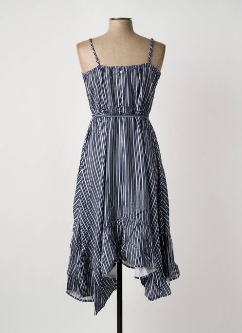 Robe mi-longue bleu SHEEGO femme