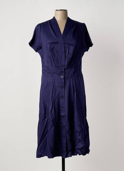 Robe mi-longue bleu SHEEGO femme