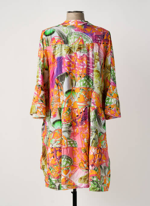 Robe mi-longue rose SHEEGO femme