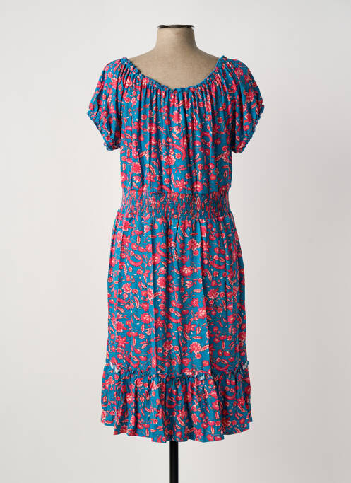 Robe mi-longue bleu SHEEGO femme