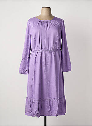Robe mi-longue violet SHEEGO femme