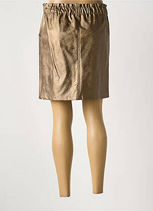Jupe courte poches marron LOLA ESPELETA femme