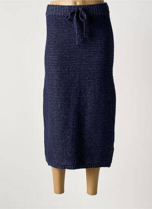 Jupe longue coupe droite bleu TIFFOSI femme