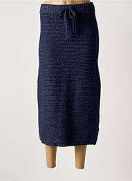 Jupe longue coupe droite bleu TIFFOSI femme