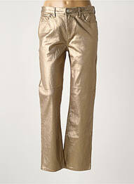 Pantalon droit stretch taille normale or TIFFOSI femme