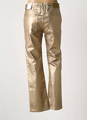 Pantalon droit stretch taille normale or TIFFOSI femme