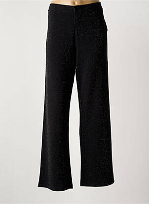 Pantalon large fermeture zippée sous rabat boutonné taille normale noir TIFFOSI femme