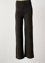 Pantalon flare stretch taille haute noir TIFFOSI femme