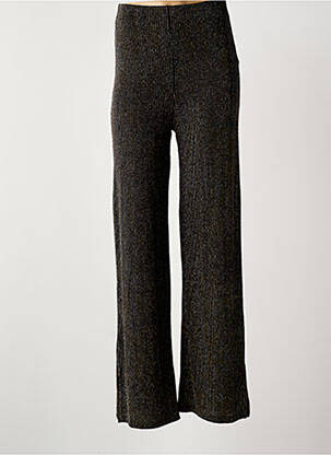 Pantalon flare stretch taille haute noir TIFFOSI femme