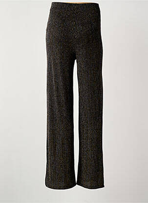 Pantalon flare stretch taille haute noir TIFFOSI femme
