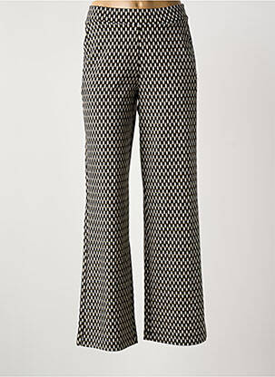 Pantalon flare stretch taille normale noir GARCIA femme