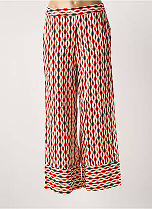 Pantalon large tissage popeline taille normale orange LOLA ESPELETA femme