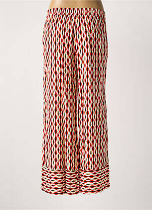 Pantalon large tissage popeline taille normale orange LOLA ESPELETA femme