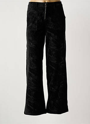 Pantalon flare stretch taille haute noir TIFFOSI femme