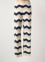Pantalon flare stretch taille normale bleu LOLA ESPELETA femme