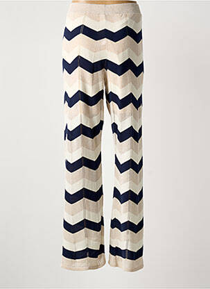 Pantalon flare stretch taille normale bleu LOLA ESPELETA femme
