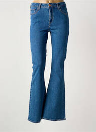 Jean coupe flare taille haute taille haute bleu TIFFOSI femme