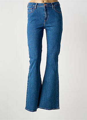 Jean coupe flare taille haute taille haute bleu TIFFOSI femme