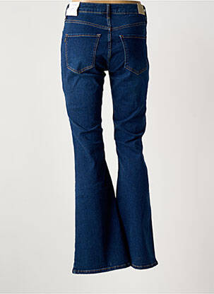 Jean coupe flare stretch taille haute bleu TIFFOSI femme