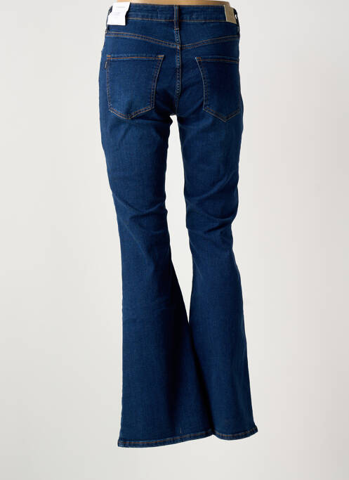 Jean coupe flare stretch taille haute bleu TIFFOSI femme