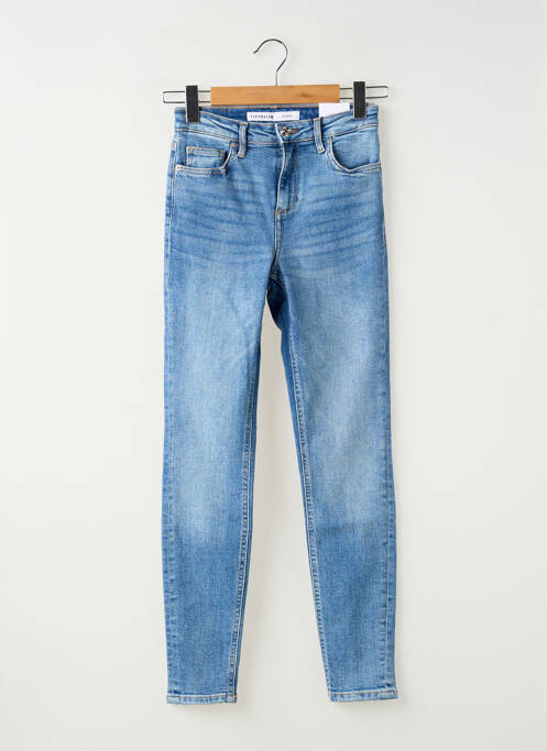 Jeans skinny taille haute taille haute bleu TIFFOSI femme
