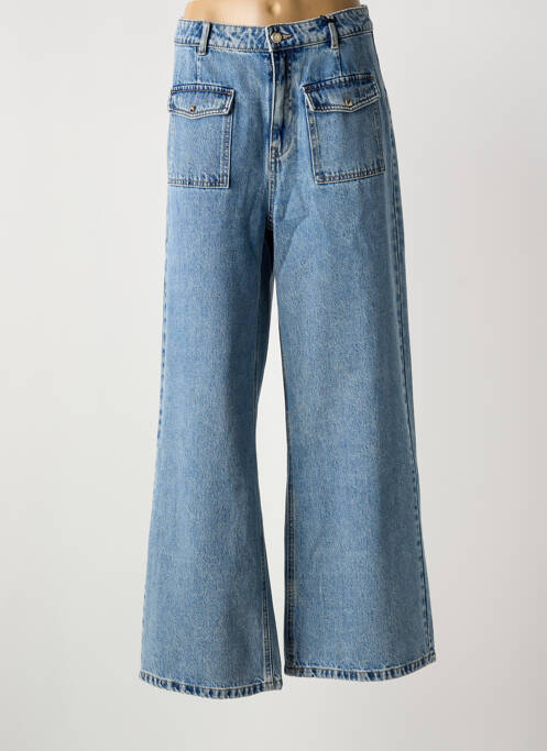 Jeans coupe large bleu MORGAN femme