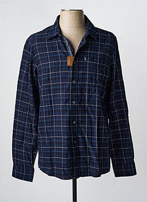 Chemise manches longues poches bleu OXBOW homme