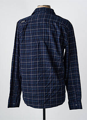Chemise manches longues poches bleu OXBOW homme