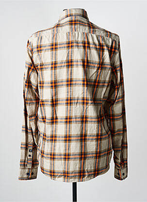 Chemise manches longues poches beige GARCIA homme