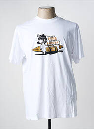 T-shirt stretch manches courtes blanc OXBOW homme