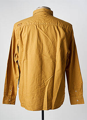 Chemise manches longues poignets boutonnés marron OXBOW homme