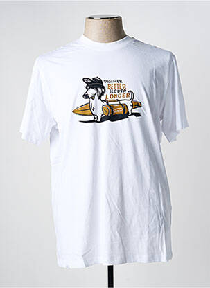 T-shirt blanc OXBOW homme