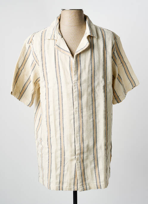 Chemise manches courtes beige TIFFOSI homme