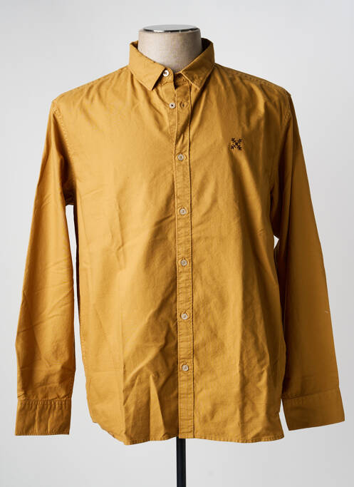 Chemise manches longues marron OXBOW homme