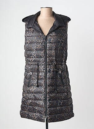 Doudoune poches a capuche noir EVA KAYAN femme