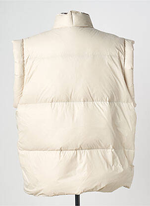 Doudoune poches sans capuche beige SKILLS & GENES femme