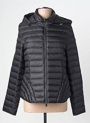 Doudoune poches a capuche noir EVA KAYAN femme