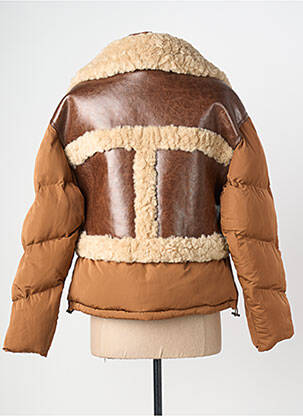 Doudoune manches longues sans capuche marron URBANCODE femme