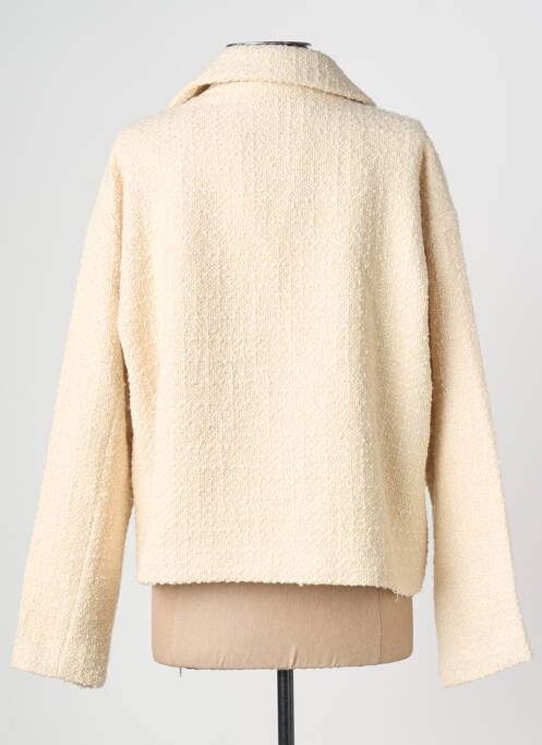 Manteau court beige SUMMUM femme