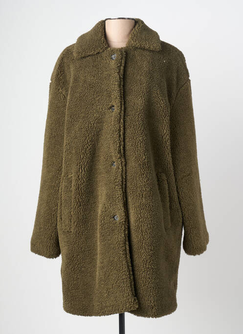 Manteau long vert LA FEE MARABOUTEE femme