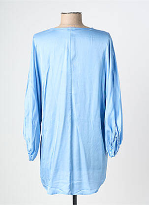 Tunique manches longues col v bleu PENN & INK N.Y femme