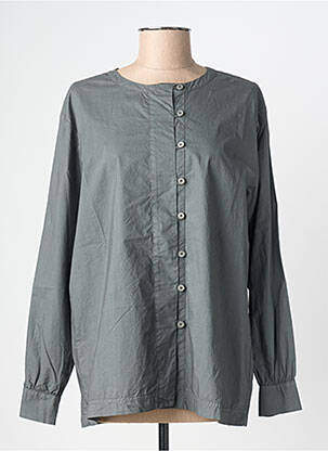 Chemisier coupe cintrée manches longues gris DROLATIC femme