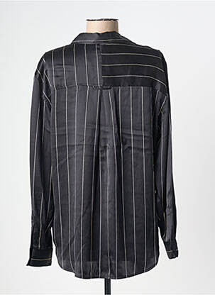 Chemisier coupe fluide manches longues noir RAILS femme