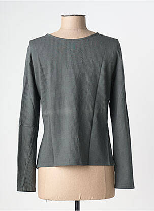 T-shirt manches longues manches longues gris DROLATIC femme